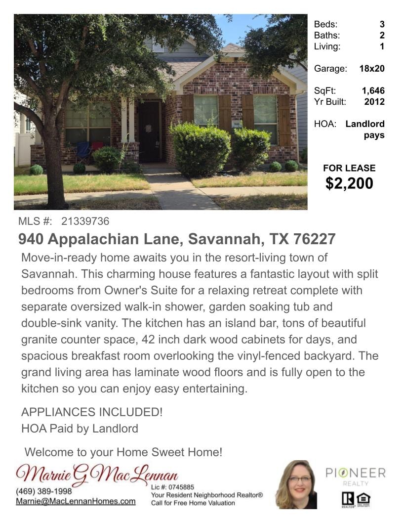 940 Appalachian Lane